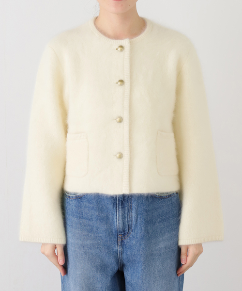 セール】IENA LA BOUCLE ファーニットジャケット（ニット/セーター