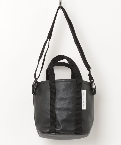 FREDRIK PACKERS(フレドリックパッカーズ)の「【FREDRIK PACKERS】DRAWSTRING MINI TOTE ECO LEATHER ドローストリング ミニ トート エコ レザー(トートバッグ・レディース・ブラック・FREE)」の18枚目の写真
