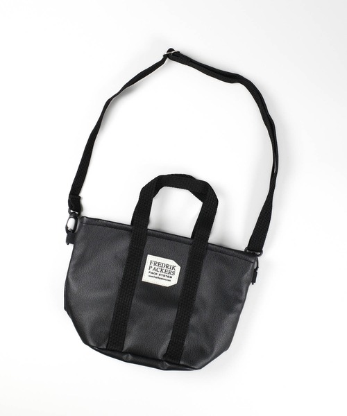 FREDRIK PACKERS(フレドリックパッカーズ)の「【FREDRIK PACKERS】DRAWSTRING MINI TOTE ECO LEATHER ドローストリング ミニ トート エコ レザー(トートバッグ・レディース・ブラック・FREE)」の13枚目の写真