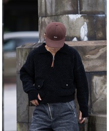 CIASU | 短丈モールリブニット(ニット/セーター)