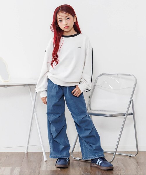 セール】あったかフロントジップワイドパンツ（その他パンツ）｜algy