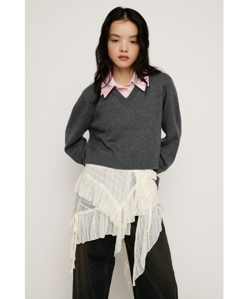 SLY（スライ）の「WRAP LACE SKIRT BELT ラップ レーススカート ベルト