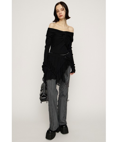 SLY（スライ）の「WRAP LACE SKIRT BELT ラップ レーススカート ベルト