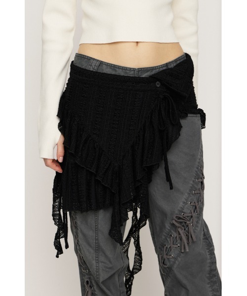 SLY（スライ）の「WRAP LACE SKIRT BELT ラップ レーススカート ベルト