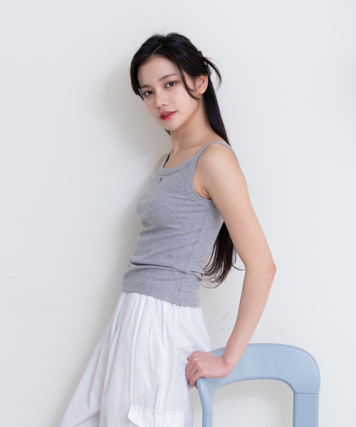 SELITIO(セレティオ)の「ベーシックロゴスリーブレストップグレー(Tシャツ/カットソー・レディース・グレー・SMALL/MEDIUM)」の2枚目の写真