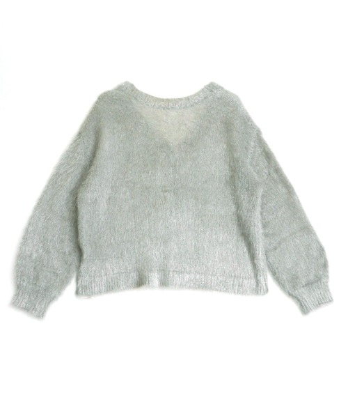 ANAP（アナップ）の「ラメシャギーニットカーディガン（カーディガン/ボレロ・レディース・ブラウン/ピンク/グレー・F）」の8枚目の写真