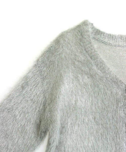 ANAP（アナップ）の「ラメシャギーニットカーディガン（カーディガン/ボレロ・レディース・ブラウン/ピンク/グレー・F）」の10枚目の写真