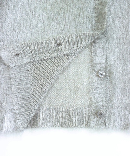 ANAP（アナップ）の「ラメシャギーニットカーディガン（カーディガン/ボレロ・レディース・ブラウン/ピンク/グレー・F）」の13枚目の写真