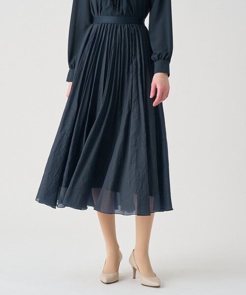 ANAYI(アナイ)の「【Eternal Line 2026】オーガンジーエアリープリーツ スカート(スカート・レディース・アイボリー/コーラル/ネイビー/ミント・34/36/38)」の16枚目の写真