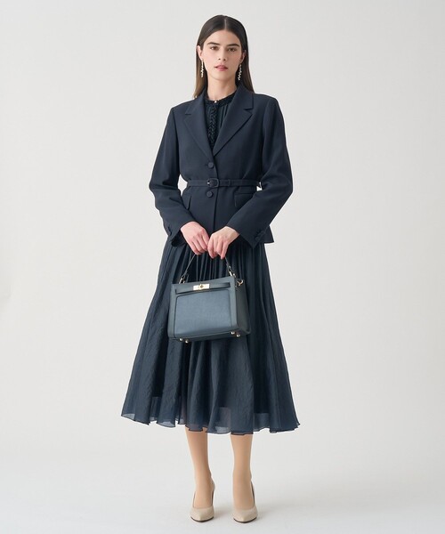 ANAYI(アナイ)の「【Eternal Line 2026】オーガンジーエアリープリーツ スカート(スカート・レディース・アイボリー/コーラル/ネイビー/ミント・34/36/38)」の18枚目の写真