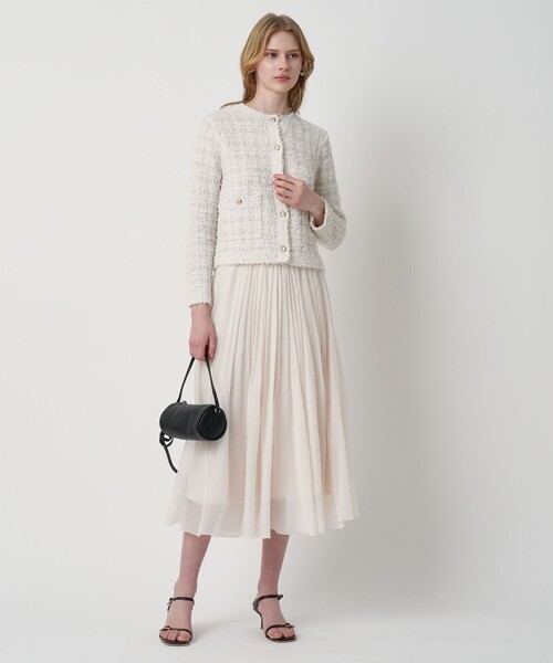 ANAYI(アナイ)の「【Eternal Line 2026】オーガンジーエアリープリーツ スカート(スカート・レディース・アイボリー/コーラル/ネイビー/ミント・34/36/38)」の22枚目の写真