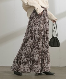 「まさかの裏起毛」 こっそり暖か シフォンワイドパンツ