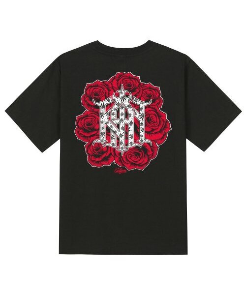 KAN6312(カン6312)の「KTB0154 チカーノローズ 半袖Tシャツ - ブラック(Tシャツ/カットソー・メンズ・その他・SMALL/MEDIUM/LARGE/X-LARGE)」の1枚目の写真
