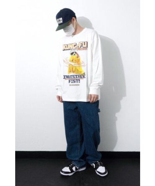 QT8 GARMENTS(キューティーエイトガーメント)の「RG デニム カーペンター パンツ(ディープブルー)(デニムパンツ・レディース・その他・LARGE/MEDIUM/X-LARGE)」の4枚目の写真