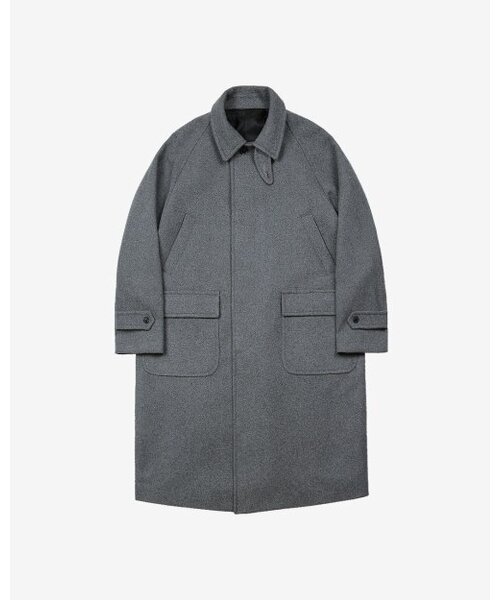 sortie(ソルティ)の「Bonheur Wool Balmacaan Coat (Gray)(チェスターコート・メンズ・その他・LARGE/MEDIUM/X-LARGE)」の1枚目の写真