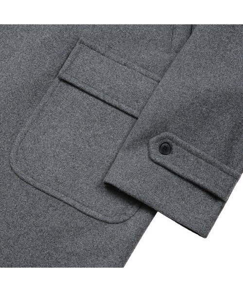 sortie(ソルティ)の「Bonheur Wool Balmacaan Coat (Gray)(チェスターコート・メンズ・その他・LARGE/MEDIUM/X-LARGE)」の4枚目の写真