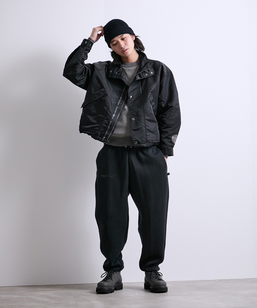 PARIS SAINT-GERMAIN(パリサンジェルマン)の「【Paris Saint-Germain / パリ・サン=ジェルマン】 JP Stand Collar Short Blouson(その他アウター・メンズ・ブラック/ブラウン・LARGE/MEDIUM)」の3枚目の写真
