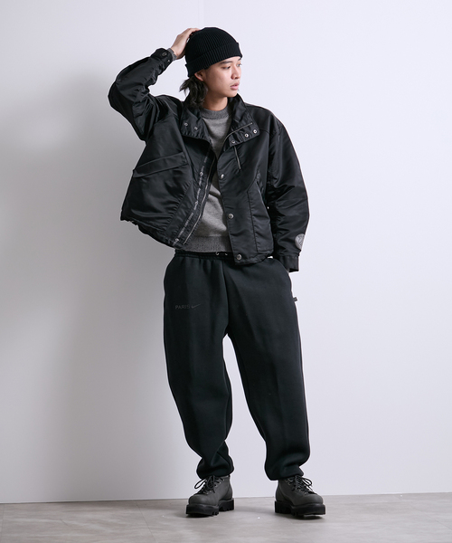PARIS SAINT-GERMAIN(パリサンジェルマン)の「【Paris Saint-Germain / パリ・サン=ジェルマン】 JP Stand Collar Short Blouson(その他アウター・メンズ・ブラック/ブラウン・LARGE/MEDIUM)」の4枚目の写真