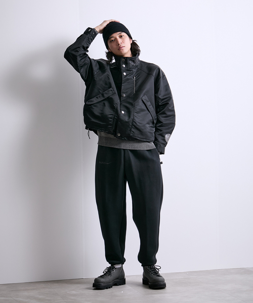 PARIS SAINT-GERMAIN(パリサンジェルマン)の「【Paris Saint-Germain / パリ・サン=ジェルマン】 JP Stand Collar Short Blouson(その他アウター・メンズ・ブラック/ブラウン・LARGE/MEDIUM)」の5枚目の写真
