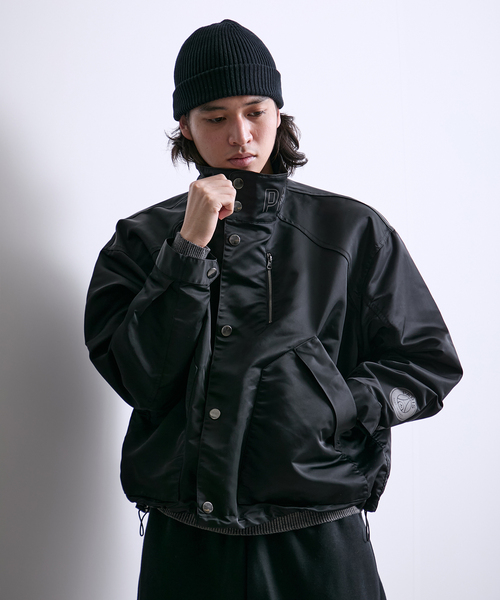 PARIS SAINT-GERMAIN(パリサンジェルマン)の「【Paris Saint-Germain / パリ・サン=ジェルマン】 JP Stand Collar Short Blouson(その他アウター・メンズ・ブラック/ブラウン・LARGE/MEDIUM)」の8枚目の写真