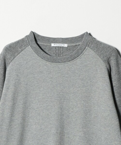 BEAUTY&YOUTH UNITED ARROWS（ビューティーアンドユースユナイテッドアローズ）の「【WEB限定】スウェット×ニット コンビワンピース ウォッシャブル（ワンピース・レディース・ダークグレー/ベージュ/グレー系・FREE）」の19枚目の写真