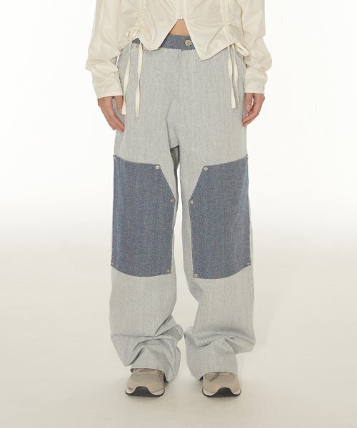 DEARSTALKER(ディアストーカー)の「SLAY APPLIQUE DENIM PANTS - WHITE(デニムパンツ・レディース・その他・FREE)」の2枚目の写真