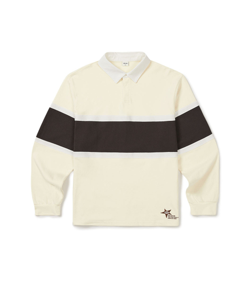 MMLG（エムエムエルジー）の「[Mmlg] BLOCK RUGBY LSV-T (NATURAL SOAP)（Tシャツ/カットソー・レディース・その他・SMALL/MEDIUM/LARGE/X-LARGE）」の2枚目の写真