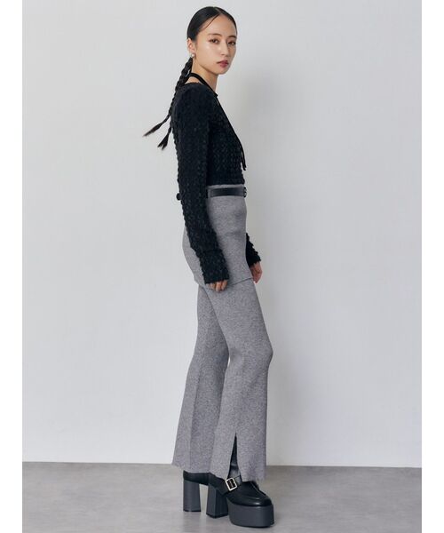 MURUA(ムルーア)の「リボンタイフェザートップス(Tシャツ/カットソー・レディース・ブラック/ブラウン/ホワイト・FREE)」の9枚目の写真