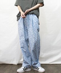 DEMARC（ドゥマーク）の「ペイズリー ワイドフィット トラックパンツ スカイブルー（その他パンツ）」