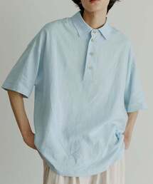 MALEN（マレン）の「Unisex short sleeve henley neck shirt sora（シャツ/ブラウス）」