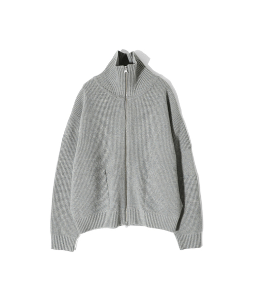 HORLISUN(ホーリーサン)の「Marshall Full Zip Up Rib Knit Multi Gray(ニット/セーター・メンズ・その他・LARGE/MEDIUM)」の4枚目の写真