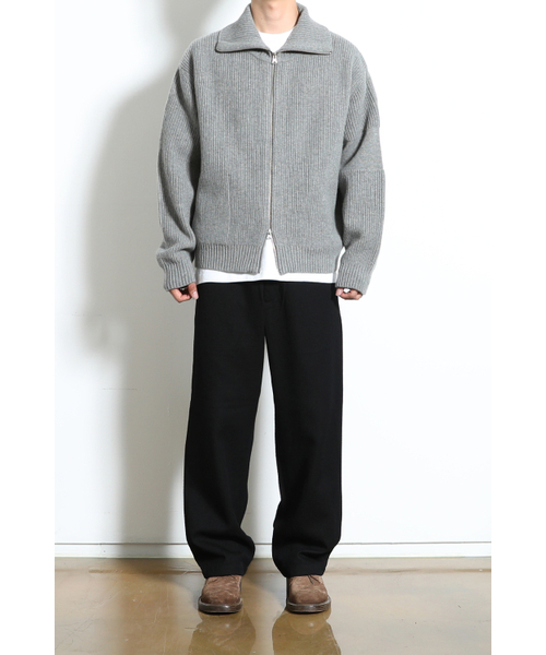 HORLISUN(ホーリーサン)の「Marshall Full Zip Up Rib Knit Multi Gray(ニット/セーター・メンズ・その他・LARGE/MEDIUM)」の6枚目の写真