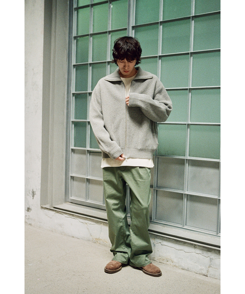 HORLISUN(ホーリーサン)の「Marshall Full Zip Up Rib Knit Multi Gray(ニット/セーター・メンズ・その他・LARGE/MEDIUM)」の11枚目の写真