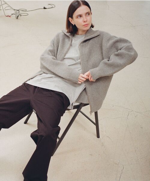 HORLISUN(ホーリーサン)の「Marshall Full Zip Up Rib Knit Multi Gray(ニット/セーター・メンズ・その他・LARGE/MEDIUM)」の15枚目の写真