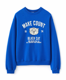ブラックキャット スウェット_BLUE