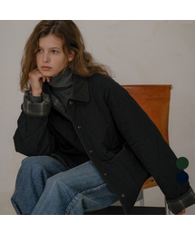 Classic collar point quilting jumper [TIWT02JP02]_2color