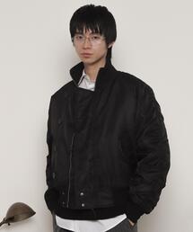 WEGO（ウィゴー）の「LUCY/ナイロンスタンドブルゾン（ミリタリージャケット）」