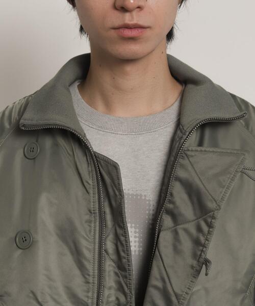 LUCY(ルーシー)の「LUCY/ナイロンスタンドブルゾン(ミリタリージャケット・メンズ・カーキ/ブラック・MEDIUM/LARGE)」の10枚目の写真