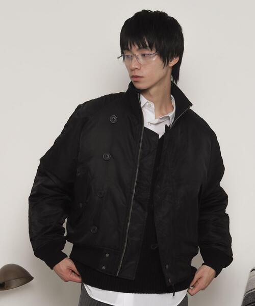 LUCY(ルーシー)の「LUCY/ナイロンスタンドブルゾン(ミリタリージャケット・メンズ・カーキ/ブラック・MEDIUM/LARGE)」の19枚目の写真