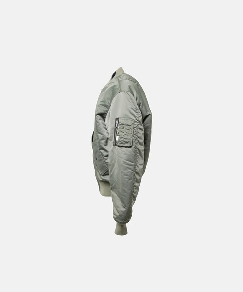 SimplyComplicated(シンプリーコンプリケイテッド)の「ALT BOMBMER JACKET(MA-1・メンズ・ダークグリーン/ブラック・1/2/3)」の8枚目の写真