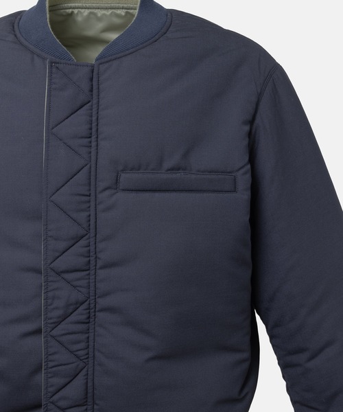 SimplyComplicated(シンプリーコンプリケイテッド)の「ALT BOMBMER JACKET(MA-1・メンズ・ダークグリーン/ブラック・1/2/3)」の11枚目の写真