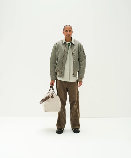 SimplyComplicated(シンプリーコンプリケイテッド)の「ALT BOMBMER JACKET(MA-1・メンズ・ダークグリーン/ブラック・1/2/3)」の14枚目の写真