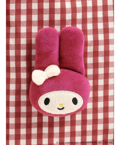 ギンガムもこもこマイメロトート / gingham Fluffy My Melody Tote bag