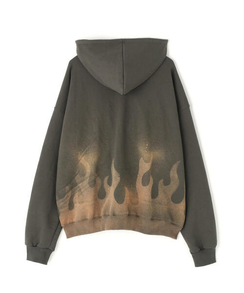 SIS（エスアイエス）の「SIS/エスアイエス/Fire Pattern Zip Hoodie（パーカー・レディース・グレー/ブルー・F）」の6枚目の写真