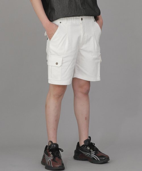 SAINTCREW(セントクルー)の「レトロラインカーゴショーツ RBC-340 ホワイト(その他パンツ・レディース・その他・MEDIUM/LARGE/X-LARGE)」の7枚目の写真