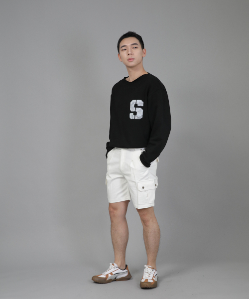 SAINTCREW(セントクルー)の「レトロラインカーゴショーツ RBC-340 ホワイト(その他パンツ・レディース・その他・MEDIUM/LARGE/X-LARGE)」の8枚目の写真