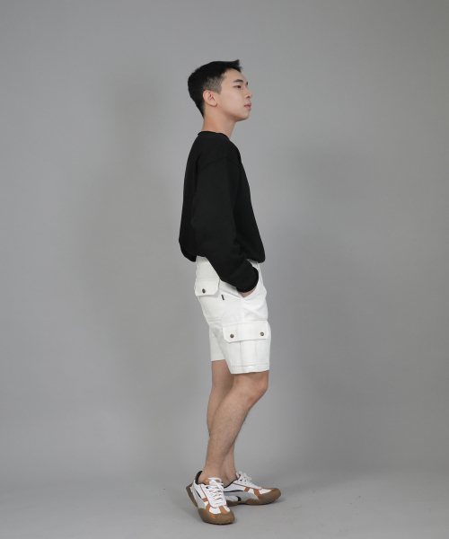 SAINTCREW(セントクルー)の「レトロラインカーゴショーツ RBC-340 ホワイト(その他パンツ・レディース・その他・MEDIUM/LARGE/X-LARGE)」の9枚目の写真