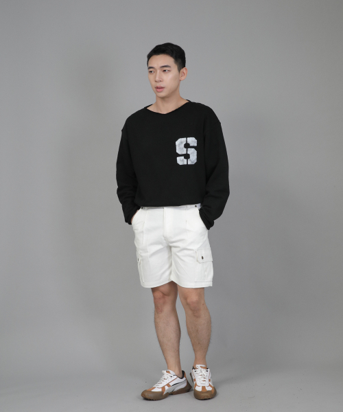 SAINTCREW(セントクルー)の「レトロラインカーゴショーツ RBC-340 ホワイト(その他パンツ・レディース・その他・MEDIUM/LARGE/X-LARGE)」の2枚目の写真