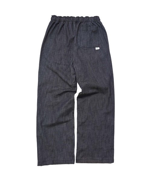 Ladinside(ラッドインサイド)の「リラックスバンディングクライミングワイドデニムパンツブルー(デニムパンツ・レディース・その他・LARGE/MEDIUM/SMALL/X-SMALL)」の2枚目の写真