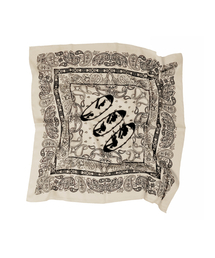 INNEQ（イネク）の「INQ Scarf_the eye white（バンダナ/スカーフ）」